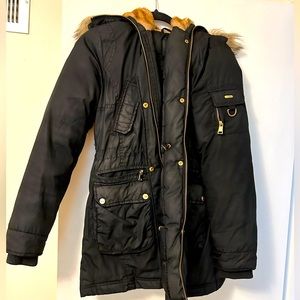 Bebe brand black coat